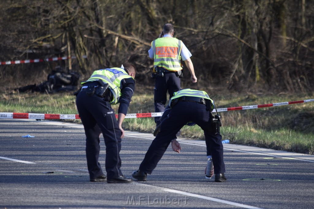 Schwerer VU Krad Fahrrad Koeln Porz Alte Koelnerstr P161.JPG - Miklos Laubert